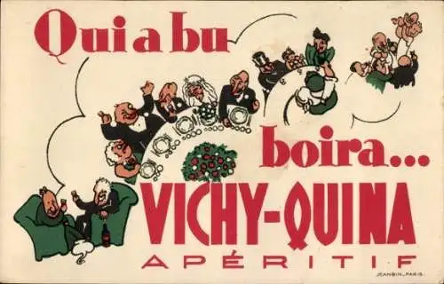 Künstler Ak Reklame, Vichy-Quina Aperitif