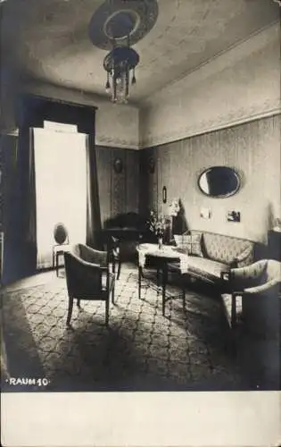 Foto Ak Hamburg, Ausstellung bemalter Wohnräume 1911, Raum 10
