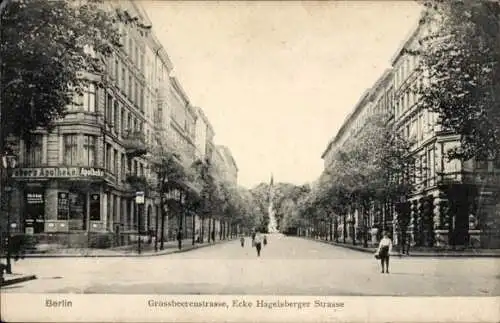 Ak Berlin Kreuzberg, Großbeerenstraße Ecke Hagelbergerstraße, Weber's Apotheke