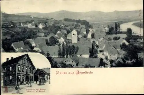 Ak Brevörde in Niedersachsen, Gasthaus zur Krone, Gesamtansicht