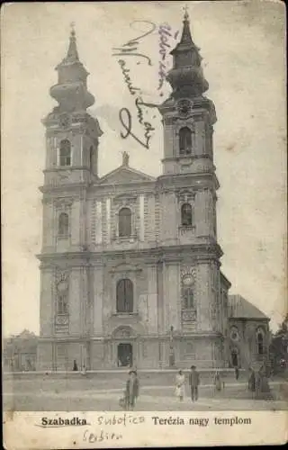 Ak Szabadka Subotica Serbien, Kirche