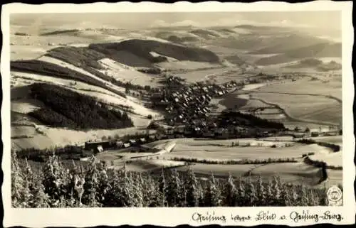 Ak Geising Altenberg im Erzgebirge, Ort mit Umgebung