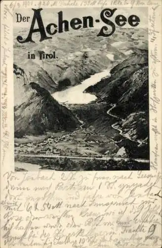 Ak Achenkirch am Achensee Tirol, Der Achensee