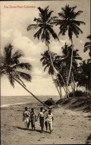 Ak Colombo Ceylon Sri Lanka, Meeresküste