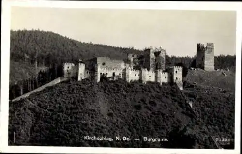 Ak Kirchschlag in Niederösterreich, Burgruine