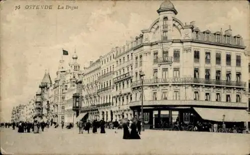 Ak Ostende Ostende Westflandern, La Digue