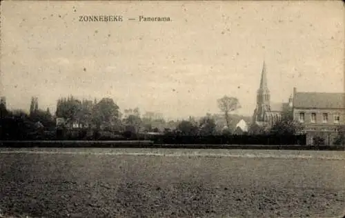 Ak Zandvoorde Zonnebeke Westflandern, Panorama