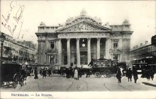 Ak Bruxelles Brüssel, Börse