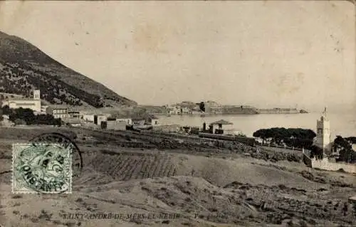 Ak Saint Andre de Mers El Kebir Algerien, Panorama