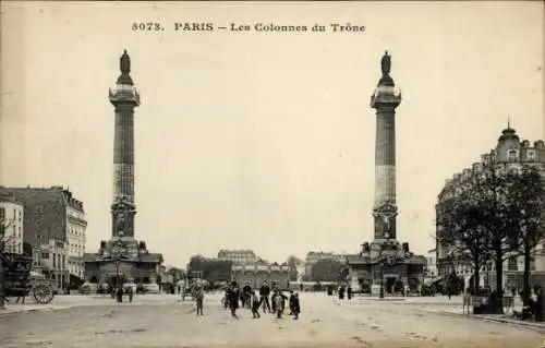 Ak Paris XII, Die Säulen des Thrones