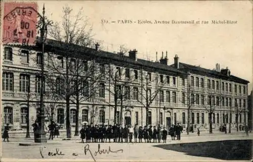Ak Paris XII Reuilly, Avenue Daumesnil, Rue Michel Bizot, Schulen