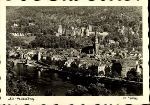 Ak Heidelberg am Neckar, Gesamtansicht