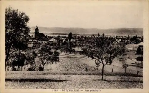 Ak Dettwiller Dettweiler Elsass Bas Rhin, Panorama