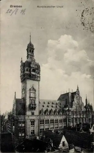 Ak Hansestadt Bremen, Norddeutscher Lloyd, Verwaltungsgebäude