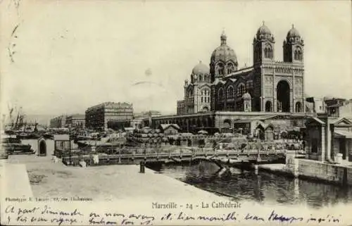 Ak Marseille Bouches du Rhône, Kathedrale