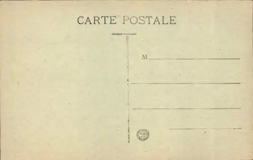 Ak Marseille Bouches du Rhône, Ein Schlag vom Mistral