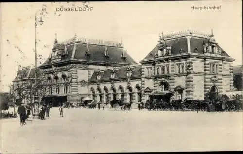 Ak Düsseldorf am Rhein, Hauptbahnhof