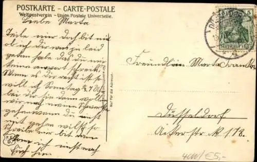 Ak Düsseldorf am Rhein, Rochuskirche