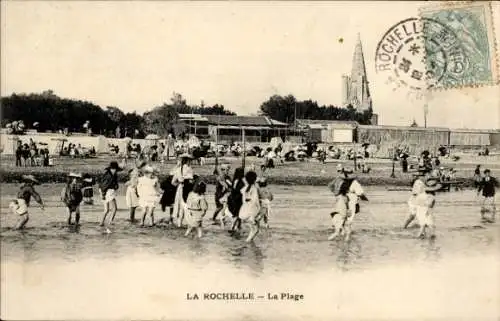 Ak La Rochelle Charente Maritime, La Plage