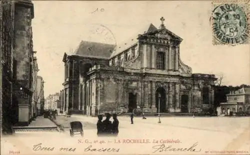Ak La Rochelle Charente Maritime, Die Kathedrale