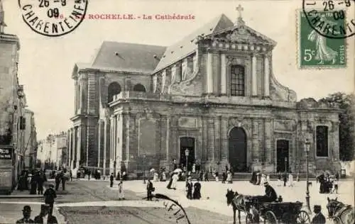 Ak La Rochelle Charente Maritime, Die Kathedrale