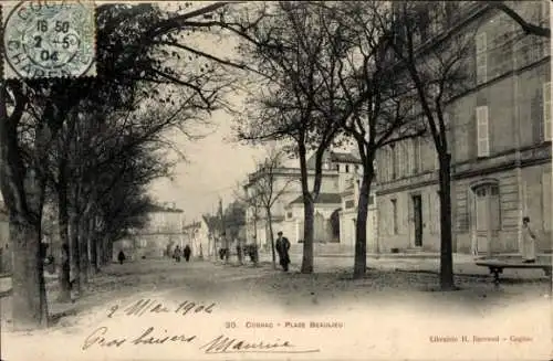 Ak Cognac Charente, Place Beaulieu