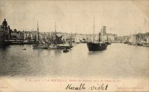Ak La Rochelle Charente Maritime, Bootsstation