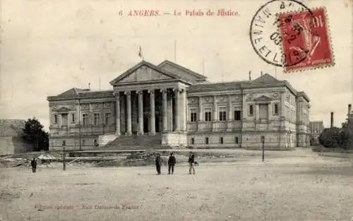 Ak Angers Maine et Loire, Gerichtsgebäude