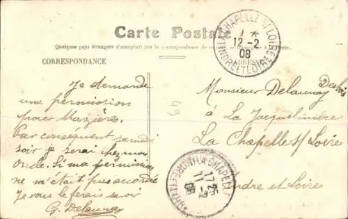 Ak Angers Maine et Loire, Gerichtsgebäude