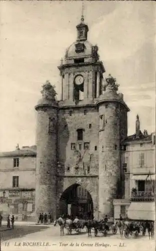 Ak La Rochelle Charente Maritime, Großer Glockenturm