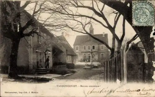Ak Vandoncourt Doubs, Gemeinschaftshaus