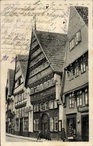 Ak Osnabrück in Niedersachsen, Bierstraße, Altes Haus