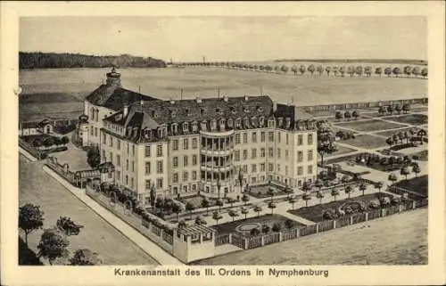 Ak Nymphenburg München Bayern, Krankenanstalt des III. Ordens