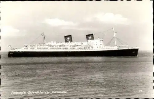 Ak Passagier-Schnelldampfer Hanseatic, Hamburg-Atlantic-Linie