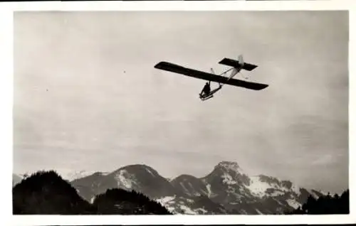 Foto Ak Segelflugzeug, Zivilflugzeug