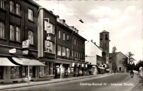 Ak Castrop Rauxel im Ruhrgebiet, Ickerner Straße, Geschäfte