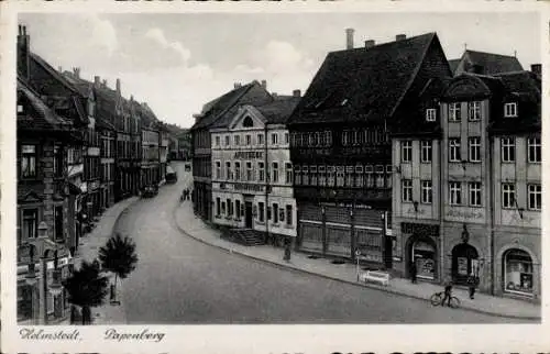 Ak Helmstedt in Niedersachsen, Papenberg, Apotheke, Geschäfte