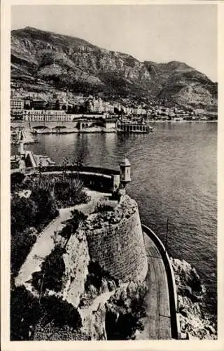 Ak Monte Carlo Monaco, Vue prise de la Principaute