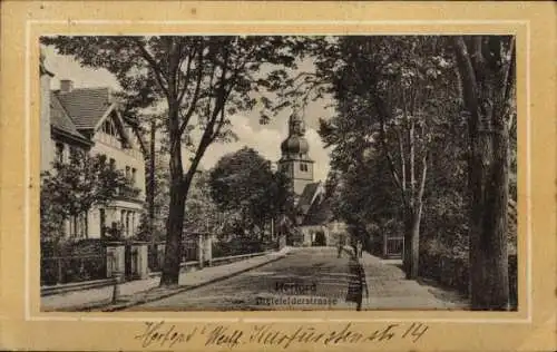 Ak Herford in Westfalen, Bielefelderstraße