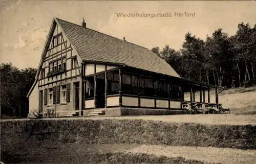 Ak Herford in Westfalen, Walderholungsstätte