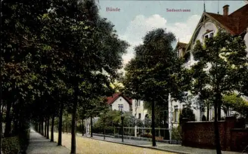 Ak Bünde in Westfalen, Sedanstraße