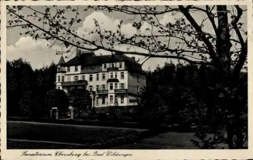 Ak Bad Wildungen in Hessen, Sanatorium Ebersberg