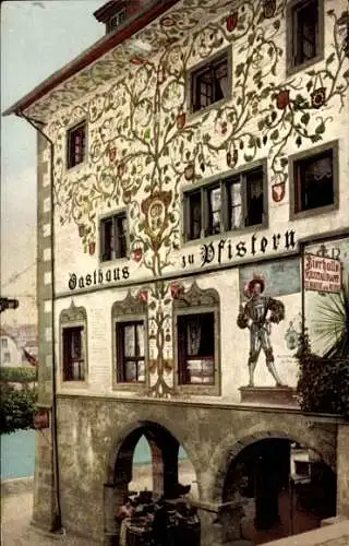 Ak Luzern Stadt Schweiz, Gasthaus zu Pfistern