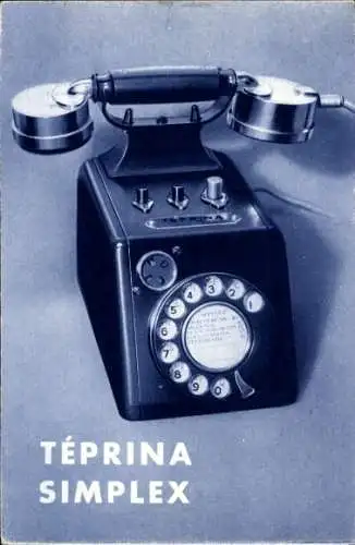 Ak Paris, Reklame, Telefon, Teprina