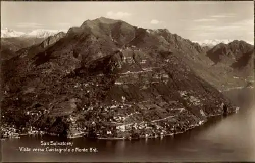 Ak Castagnola Lugano Kanton Tessin, San Salvatore, Monte Bre