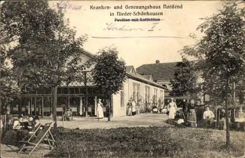 Ak Berlin Pankow Niederschönhausen, Nordend, Kranken- und Genesungshaus