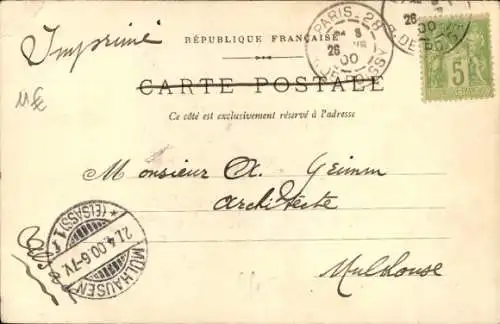 Ak Paris XII, Gare de Lyon 1898