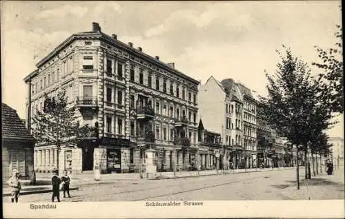 Ak Berlin Spandau, Schönwalder Straße