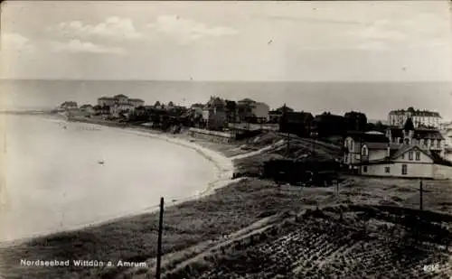 Ak Wittdün Insel Amrum, Gesamtansicht, Nordsee