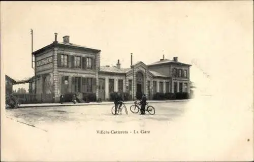 Ak Villers-Cotterêts Aisne, La Gare